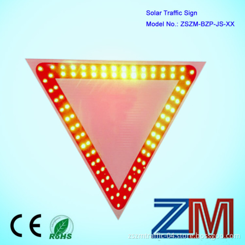 Solar Powered LED Traffic Sign /Solar Road Sign /Traffic Sign Board